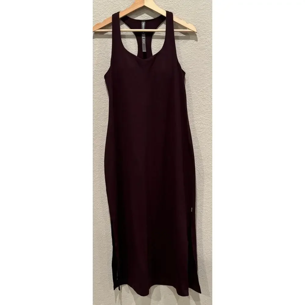 NEW Vuori Halo Racerback Midi Tank Dress Size Large - Picture 12 of 13